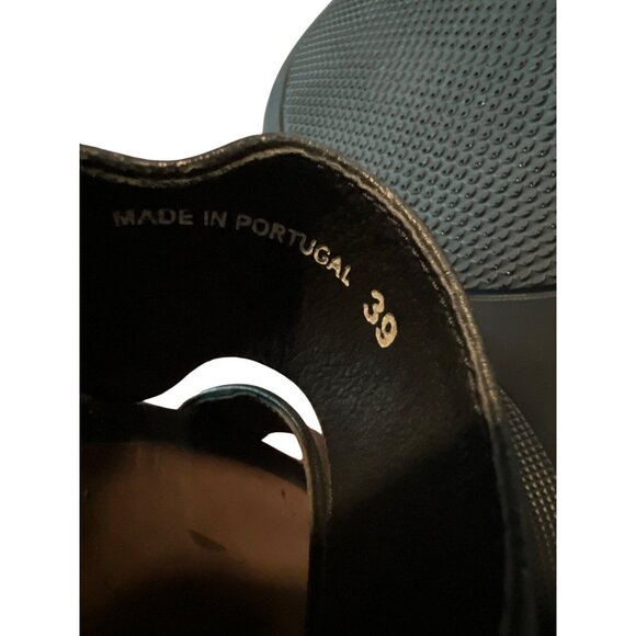 DANSKO Quilted Double Strap Leather Slip On Comfort Slide Wedge Sandal 8.5-9 - Picture 3 of 9